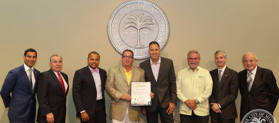 easygrass artificial grass installers in miami gets award from city of miami artificial turf