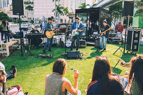 easygrass artificial grass and synthetic turf used for Key Biscayne venues