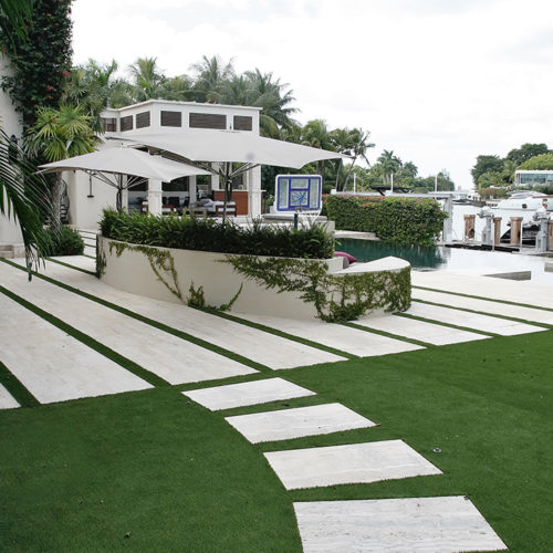 easygrass home backyard synthetic grass in miami