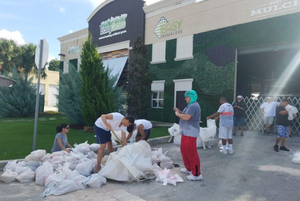 Easygrass giving sand away in preparation for hurricane irma