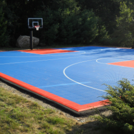 Backyard Basketball Court by VersaCourt