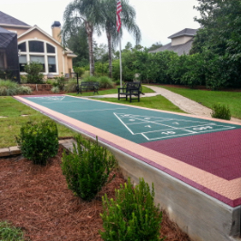 Backyard Shuffleboard Floor Court by VersaCourt